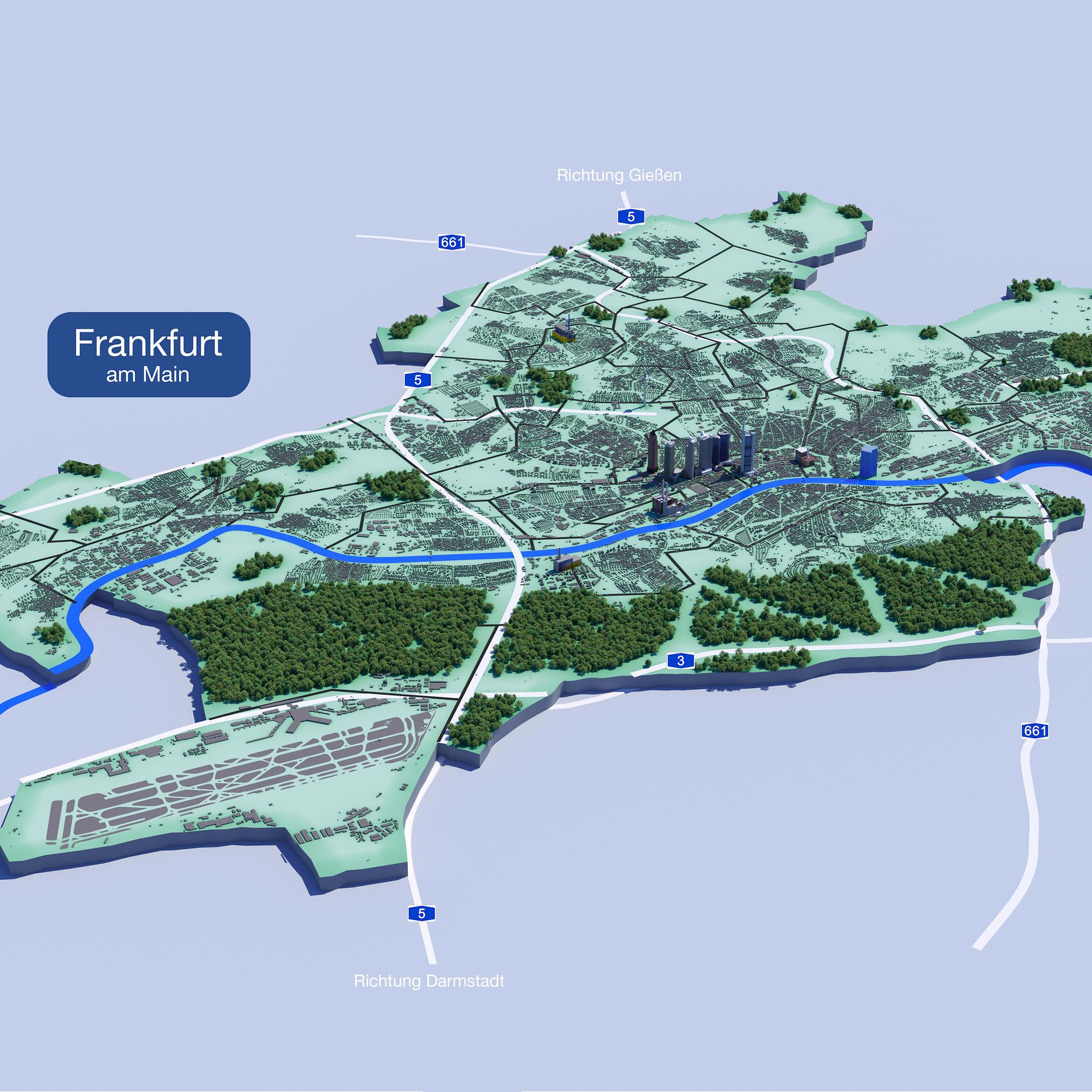 Netzgebietskarte für die Sparte Wasser